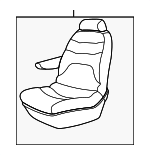 WR801L5AA - Body: Seat Assembly for Chrysler: Town &amp; Country, Voyager | Dodge: Caravan, Grand Caravan Image