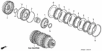 22533RCL003 - Transmission - Automatic: RETAINER, RETURN SPRING for Acura Image