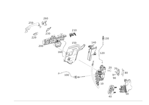 Locking System for 2020 Mercedes-Benz GLA250 #0