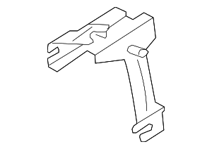 N0206473 - HVAC: A/C Refrigerant Line Bracket for Porsche Image