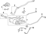 3653166VA01 - Emission System: Upper Oxygen Sensor for Honda: Civic Image