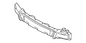 8J0807694A - Body: Bumper Impact Absorber for Audi Image