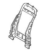 7101424071 - Body: Seat Back Frame for Lexus: RC200t, RC300, RC350 Image