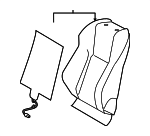 7140224102D0 - : 2019-2022 Lexus - Seat Back Pad for Lexus: RC300, RC350 Image