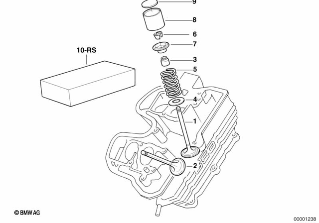 11342343225 - Engine: Intake Valve - 36 for BMW-Motorrad Image
