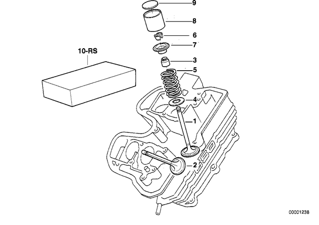 11342343225 - : Intake Valve - 36 for BMW-Motorrad Image
