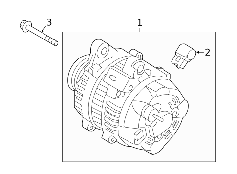 Alternator for 2017 Kia K900 #0