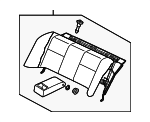 6902A657XA - Body: Seat Back Assembly for Mitsubishi Image