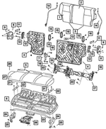 1JH171DVAA - Interior Trim: Rear Seat Back Cover for Mopar Image