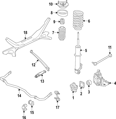 Rear Suspension for 2019 Porsche 718 Boxster #0