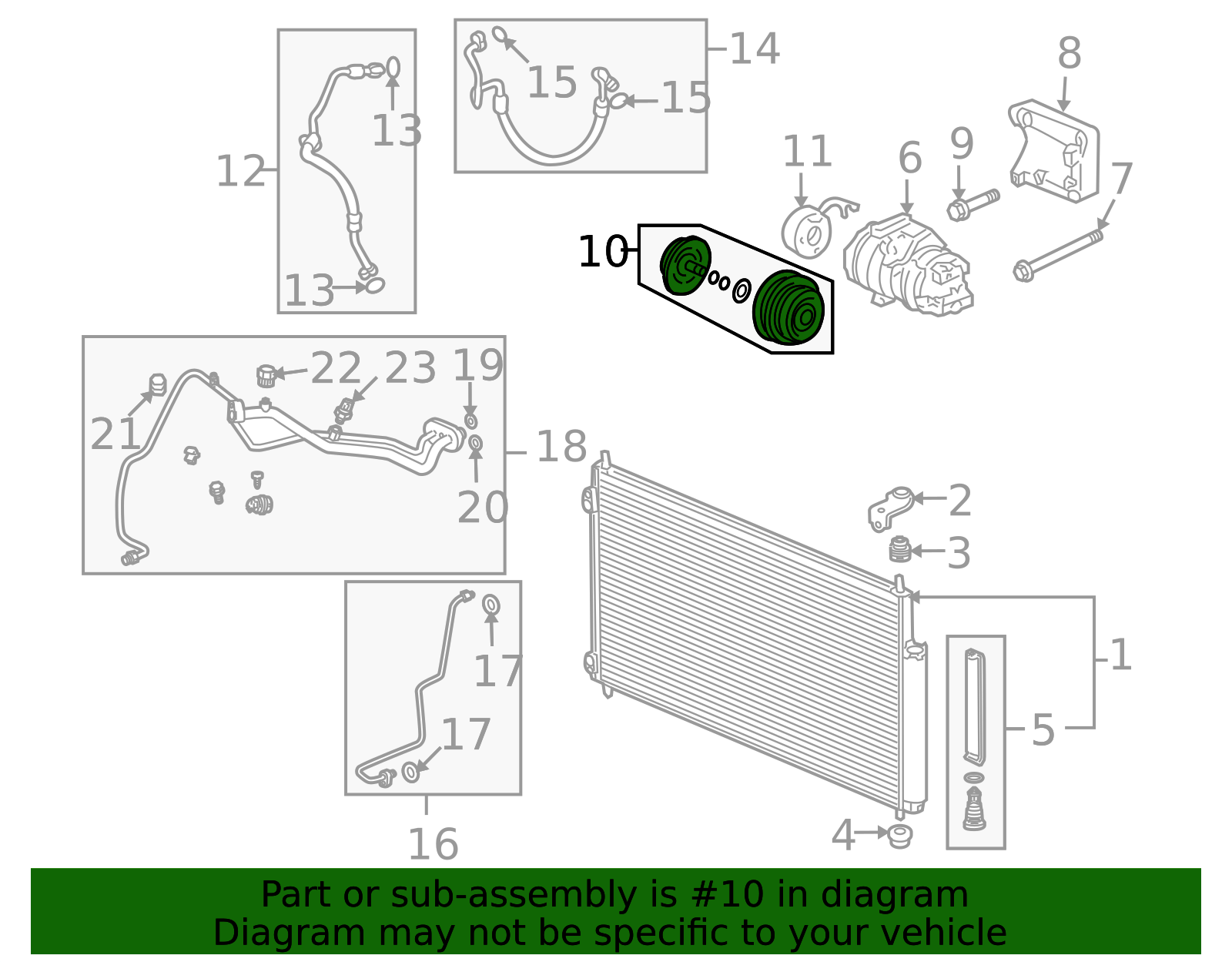 2009-2018 Acura A/C Compressor Clutch Pulley 38900-RGL-A02 | OEM Parts ...