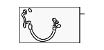 80315TK4A01 - HVAC: Discharge Hose for Acura Image
