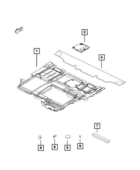 Carpets, Floor Mats, Load Floor, and Silencers for 2020 Ram ProMaster 1500 #0