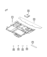 7HJ82LDUAA - Interior Trim: Front Floor Carpet for Mopar Image