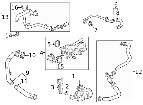 Water Pump for 2022 Buick Envision #0