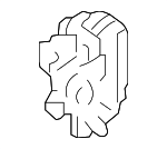 Passenger Side Front Door Latch