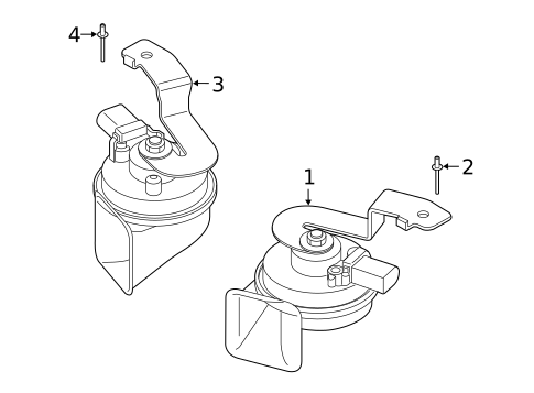 Horn for 2024 BMW 840i Gran Coupe #0
