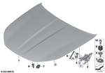 41619628638 - : Aluminum Engine Hood for BMW Image
