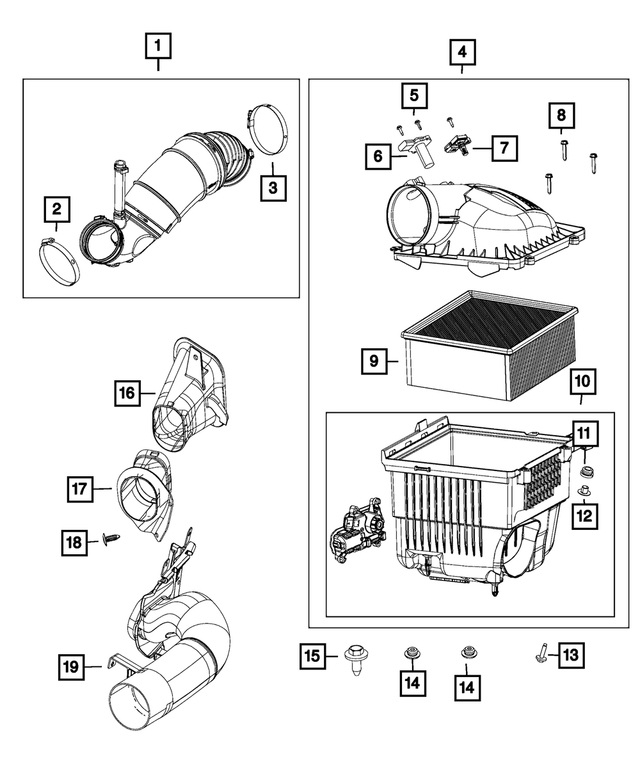 6506971AA - Fuel: Hex Flange Head Tapping Screw &amp; Washer for Mopar Image image