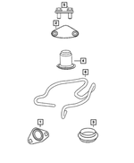 53032739AA - Emission Controls: Egr Valve Cover for Mopar Image