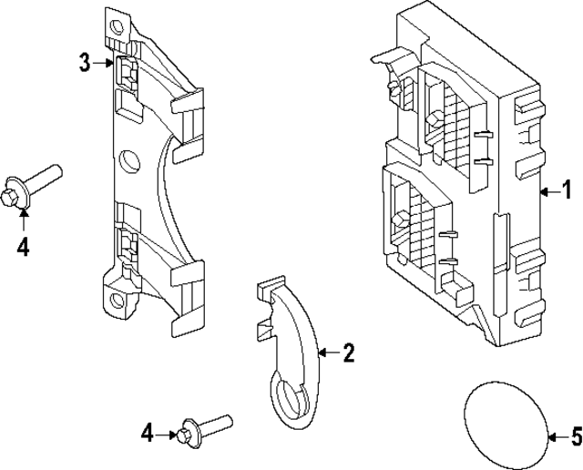 32287323 - : Control Module Front Bracket for Volvo Image