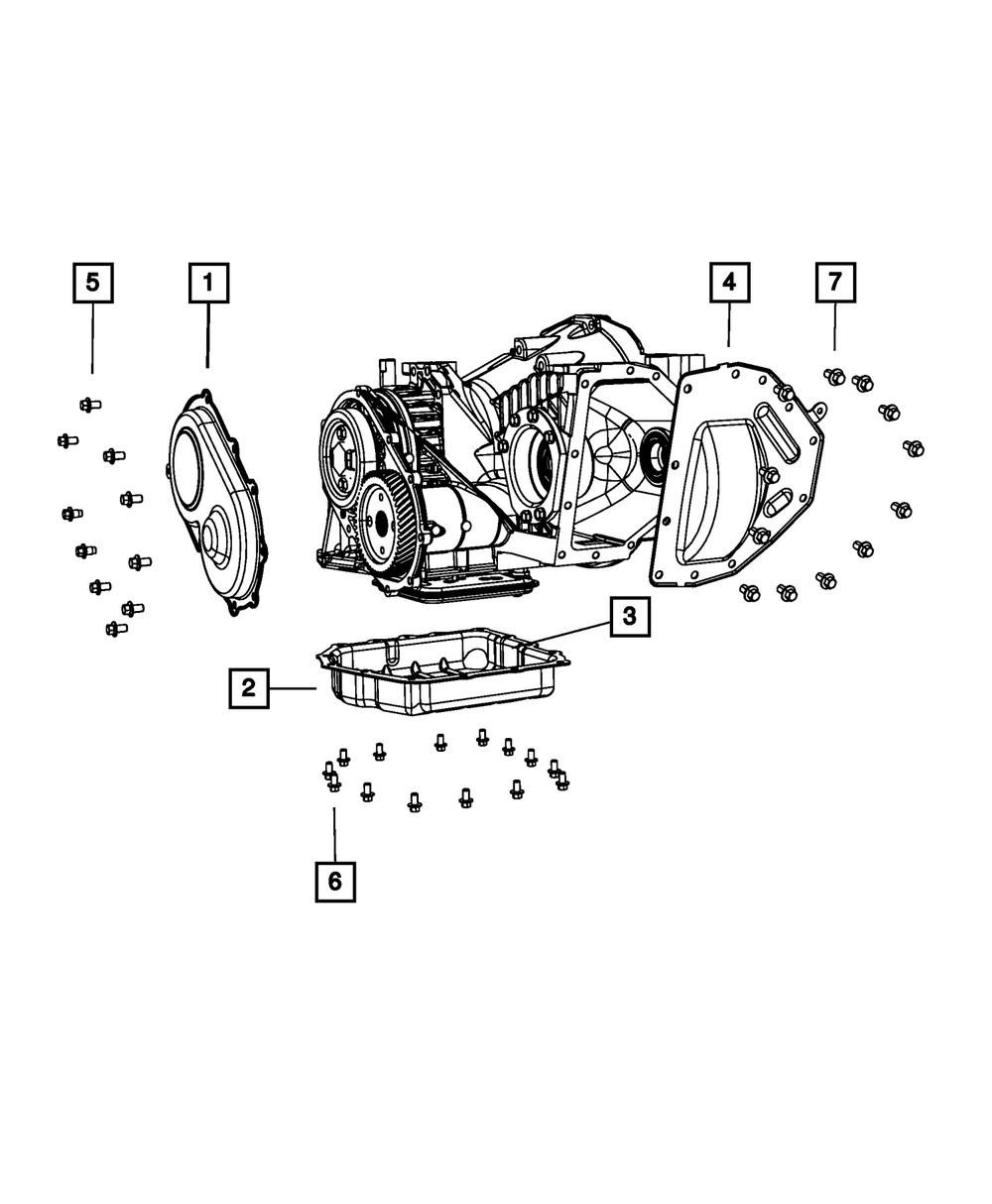 Trans-Axle Differential Oil Pan - Mopar (5078525AB)