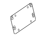 8101711 - Body: License Bracket for Mercedes-Benz Image