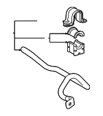4880478020 - : Stabilizer Bar for Lexus: NX350, NX350h, NX450h+ Image