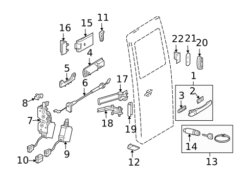Rear Door for 2003 Dodge Sprinter 3500 #0
