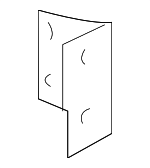 5123934AA - Body: Bumper Bracket for Dodge: Sprinter 2500, Sprinter 3500 Image