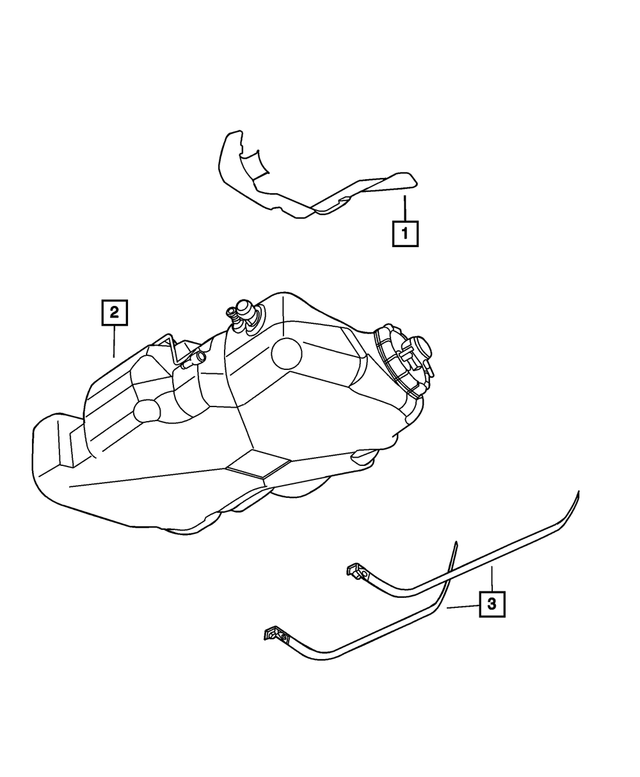 5017443AA - Fuel: Fuel Tank, Export for Mopar Image