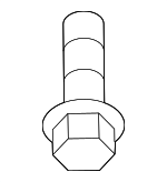 11609457 - Exhaust: Extension Screw for GM Image