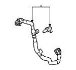 86803279 - Cooling System: Water Outlet Hose for Acura: ZDX Image