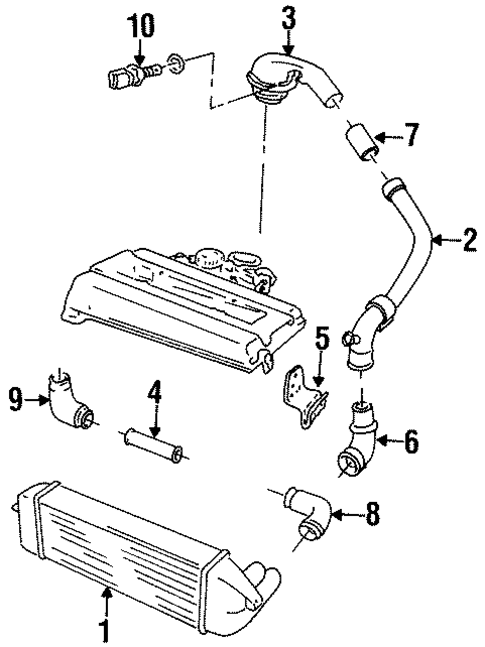 Intercooler for 1998 Saab 900 #0