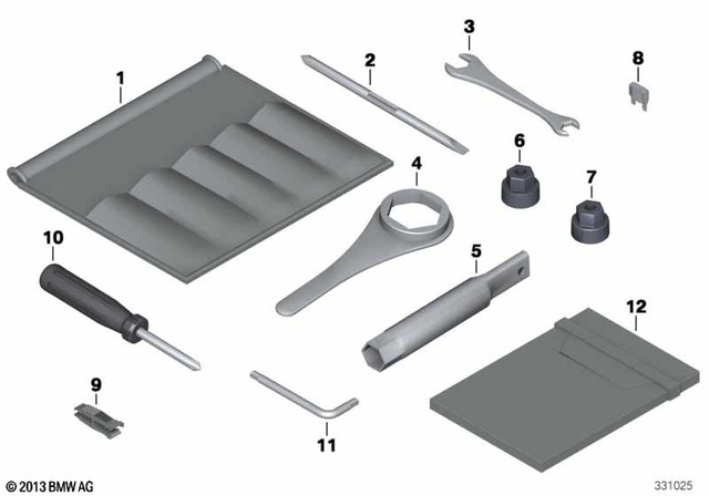 71117692709 - Parts and Accessories for Engine / Chassis: Tool Bag -  for BMW-Motorrad Image
