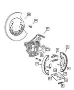 4509504 - Parking Brake: Brake Adjusting Screw Socket for Mopar Image
