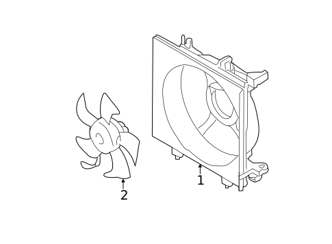 Cooling Fan for 2008 Subaru Impreza #0