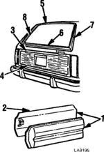E6AZ7440709A - Body: Gate for Ford: Country Squire, LTD, LTD Crown Victoria | Mercury: Colony Park, Grand Marquis, Marquis Image