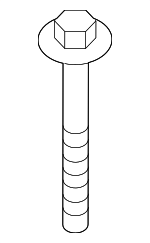 22326865850 - Engine: Trans Crossmember Bolt for BMW Image