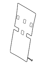 52105A236A8 - Body: Seat Heater Pad for Mini: Countryman Image