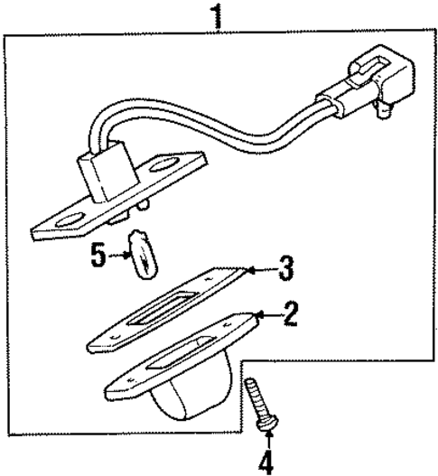 License Lamps for 1984 Toyota Pickup #0