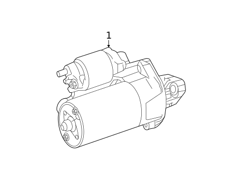 Starter & Related Components for 2012 Mercedes-Benz ML350 #0