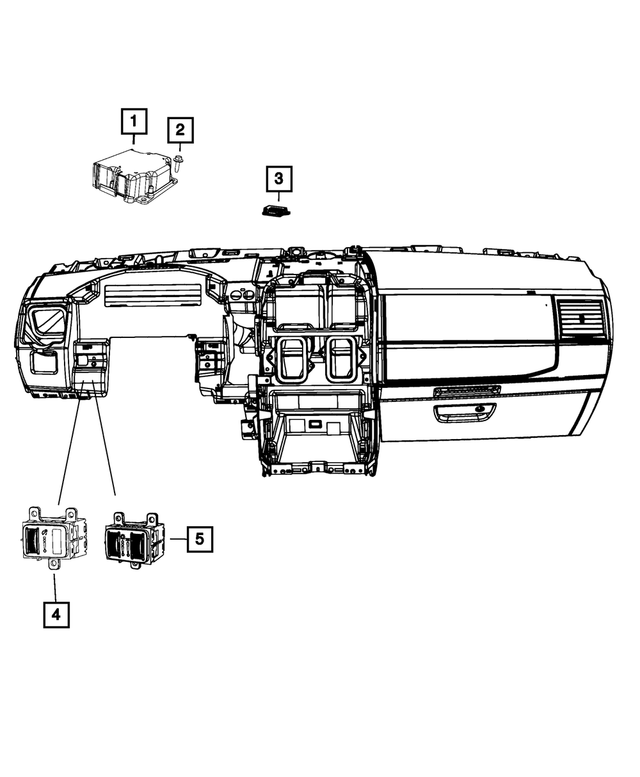 56054172AI - Electrical: Electronic Pedestrian Protection Module for Mopar Image image