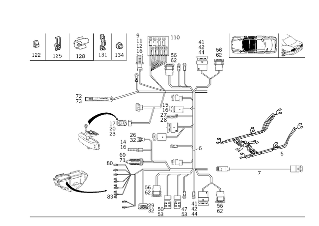 15454740 - Electrical Equipment and Instruments: Housing for Mercedes-Benz Image image