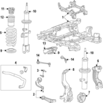 85563679 - : Upper Control Arm for Cadillac: LYRIQ Image