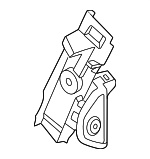 52105A4C7C9 - Body: Folding Seat Latch Release Handle Bracket for Mini Image