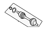 2543308001 - Suspension: Axle Assembly for Mercedes-Benz: GLC 350e Image image