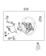 7YL59LXHAA - Steering: Steering Wheel for Dodge: Hornet Image