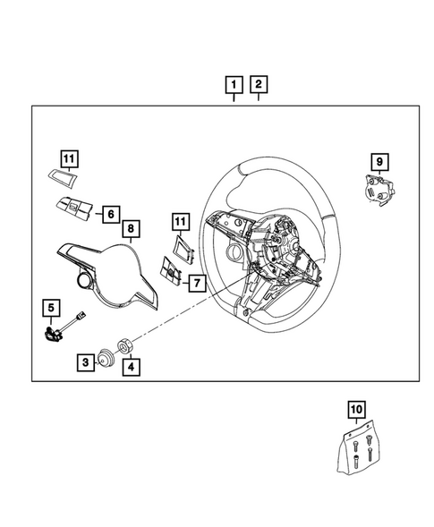 Steering Wheel for 2025 Dodge Hornet #0