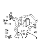 68599190AA - Emission Controls: Vapor Canister for Mopar Image